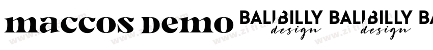 MACCOS Demo字体转换
